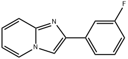 2-(3-氟苯基)咪唑并[1,2-A]吡啶,475992-47-3,结构式