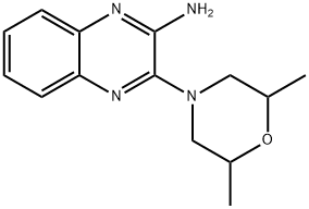 (2,6-DIMETHYLMORPHOLIN-4-YL)-3-AMINOQUI&,480439-14-3,结构式