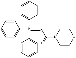 Ethanone, 1-(4-morpholinyl)-2-(triphenylphosphoranylidene)- Structure
