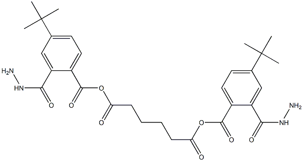 N'1,N'6-bis(4-tert-butylbenzoyl)hexanedihydrazide 结构式