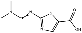 5-Thiazolecarboxylicacid,2-[[(dimethylamino)methylene]amino]-(9CI) Struktur