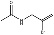 N-(2-溴烯丙基)乙酰胺 结构式