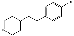 Phenol, 4-[2-(4-piperidinyl)ethyl]- 化学構造式