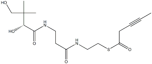 3-pentynoylpantetheine Structure