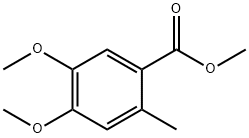 Benzoic acid, 4,5-dimethoxy-2-methyl-, methyl ester Structure