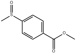 methyl 4-methanesulfinylbenzoate 化学構造式