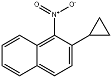Naphthalene, 2-cyclopropyl-1-nitro- 结构式