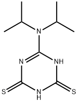 1,3,5-Triazine-2,4(1H,3H)-dithione, 6-[bis(1-methylethyl)amino]- Struktur
