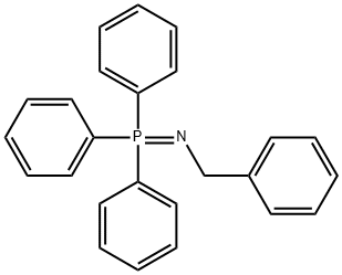 Benzenemethanamine, N-(triphenylphosphoranylidene)- Structure