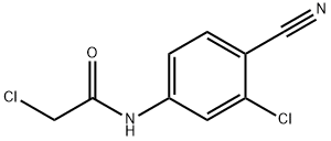 Acetamide, 2-chloro-N-(3-chloro-4-cyanophenyl)- 结构式