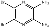 2,3-Pyrazinediamine, 5,6-dibromo-,53338-46-8,结构式
