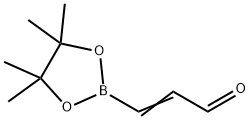 2-Propenal, 3-(4,4,5,5-tetramethyl-1,3,2-dioxaborolan-2-yl)- Structure