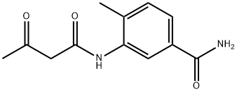 Acetoacet-5-carbamoyl-2-methylanilide 化学構造式