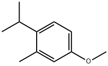 Benzene, 4-methoxy-2-methyl-1-(1-methylethyl)-,5436-42-0,结构式