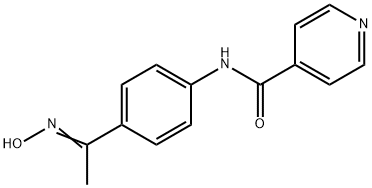 4-Pyridinecarboxamide,N-[4-[1-(hydroxyimino)ethyl]phenyl]-(9CI) 结构式