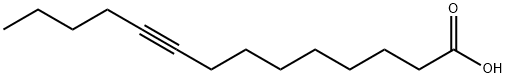 9-TETRADECYNOIC ACID) Struktur