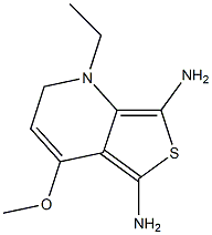 2,7-Benzothiazolediamine,N7-ethyl-4-methoxy-(9CI),554420-56-3,结构式