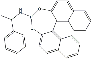 3,4-a']dinaphthalen-4-yl)[(1S)-1-phenylethyl]-aMine Struktur