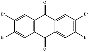 2,3,6,7-四溴蒽-9,10-二酮 结构式