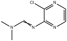 METHANIMIDAMIDE, N'-(3-CHLORO-2-PYRAZINYL)-N,N-DIMETHYL- 结构式
