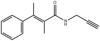 α,β-Dimethyl-N-(2-propynyl)cinnamamide,56604-92-3,结构式