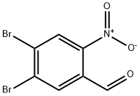 Benzaldehyde, 4,5-dibromo-2-nitro- Structure