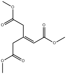 2-Pentenedioic acid, 3-(2-methoxy-2-oxoethyl)-, 1,5-dimethyl ester 结构式
