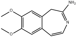 1H-3-Benzazepin-2-amine, 7,8-dimethoxy- 化学構造式
