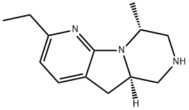 Pyrido[3,2:4,5]pyrrolo[1,2-a]pyrazine, 2-ethyl-5,5a,6,7,8,9-hexahydro-9-methyl-, (5aR,9R)- (9CI) 结构式