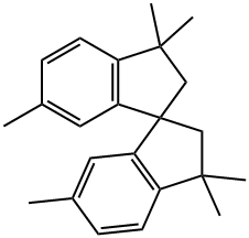 1,1'-Spirobi[1H-indene], 2,2',3,3'-tetrahydro-3,3,3',3',6,6'-hexamethyl-,58343-30-9,结构式