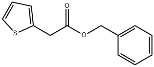 2-Thiopheneacetic acid, phenylmethyl ester,58416-23-2,结构式