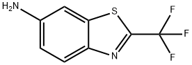 6-Benzothiazolamine,2-(trifluoromethyl)-(9CI) 化学構造式