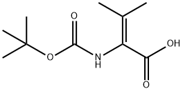 Boc-2,3-DEHYDRO-VAL-OH Structure