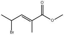 4-Bromo-2-methylpent-2-enoi 化学構造式