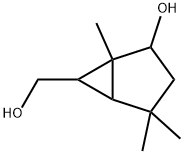 Bicyclo[3.1.0]hexane-6-methanol, 2-hydroxy-1,4,4-trimethyl- 结构式