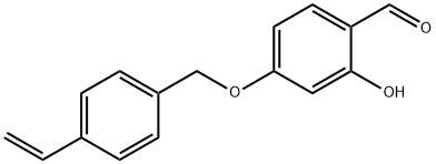 Benzaldehyde, 4-[(4-ethenylphenyl)methoxy]-2-hydroxy- Structure