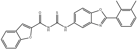 590396-65-9 2-Benzofurancarboxamide,N-[[[2-(2,3-dimethylphenyl)-5-benzoxazolyl]amino]thioxomethyl]-(9CI)