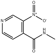 4-Pyridinecarboxamide, N-methyl-3-nitro-,59290-24-3,结构式