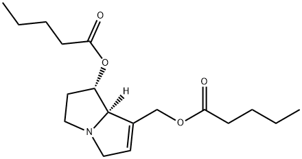 (1S,7aR)-2,3,5,7a-Tetrahydro-1β-hydroxy-1H-pyrrolizine-7-methanol divalerate,59532-52-4,结构式