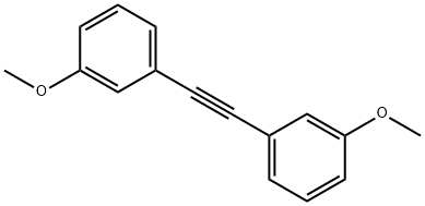 Benzene, 1,1'-(1,2-ethynediyl)bis[3-methoxy- Structure