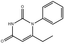 2,4(1H,3H)-Pyrimidinedione,6-ethyl-1-phenyl-(9CI) 结构式