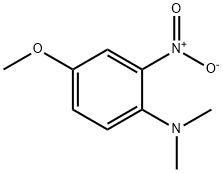 Benzenamine, 4-methoxy-N,N-dimethyl-2-nitro- Struktur