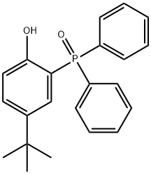 Phenol, 4-(1,1-dimethylethyl)-2-(diphenylphosphinyl)- 结构式