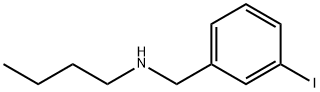Benzenemethanamine, N-butyl-3-iodo- Structure