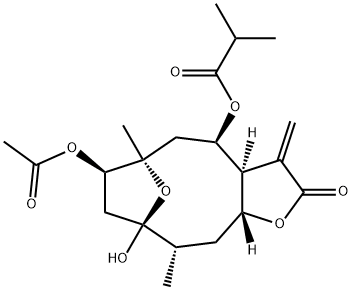 1-乙酰基掬万寿局素 A 结构式