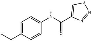 1,2,3-Thiadiazole-4-carboxamide,N-(4-ethylphenyl)-(9CI) Structure