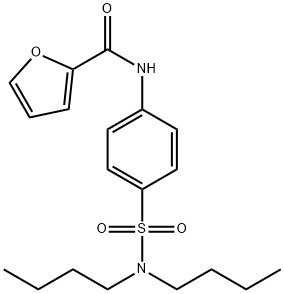 2-Furancarboxamide,N-[4-[(dibutylamino)sulfonyl]phenyl]-(9CI),606922-87-6,结构式