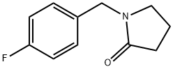 2-Pyrrolidinone, 1-[(4-fluorophenyl)methyl]- 结构式