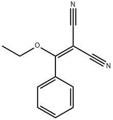 Propanedinitrile, 2-(ethoxyphenylmethylene)- Struktur