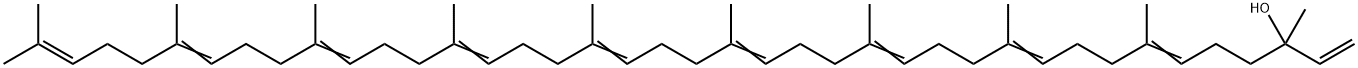 3,7,11,15,19,23,27,31,35,39-Decamethyl-1,6,10,14,18,22,26,30,34,38-tetracontadecen-3-ol Structure